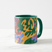 "Gold" Abstrakte Kunst Tasse (VorderseiteRechts)