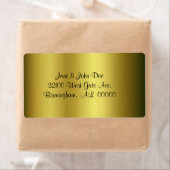 Gold Address Shipping Labels (Insitu)