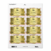 Gold Agate mit Glitzer Fairhaar Öl Serum (Vorne)