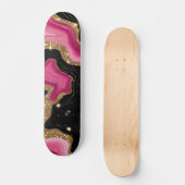 Gold Agate Skateboard (Vorderseite)