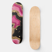 Gold Agate Skateboard (Vorderseite)