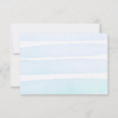 Gold Aloha Baby Dusche Danke Karte (Rückseite)