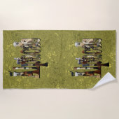 Gold Alpacas Design , Strandtuch (Vorderseite)
