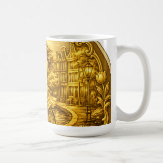 Gold Amsterdam Arched Bridges Charm Kaffeetasse