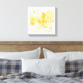 Gold Amsterdam Bögen Charm Leinwanddruck (Insitu (Schlafzimmer))