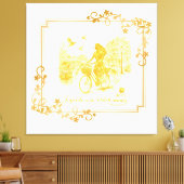 Gold Amsterdam Bögen Charm Leinwanddruck (Insitu (Wohnzimmer))