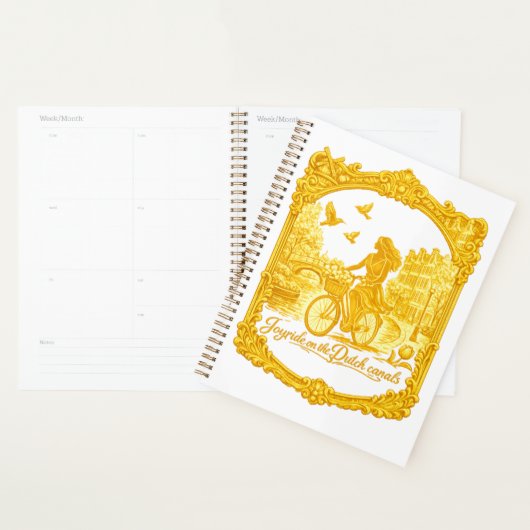 Gold Amsterdam Bögen Charm Planer (Anzeige)