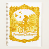 Gold Amsterdam Bögen Charm Planer (Vorderseite)