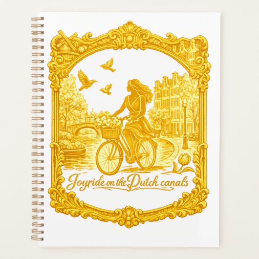 Gold Amsterdam Bögen Charm Planer (Vorderseite)