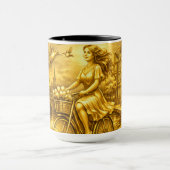 Gold Amsterdam Bögen Charm Tasse (Zentrum)