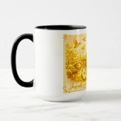 Gold Amsterdam Bögen Charm Tasse (Links)