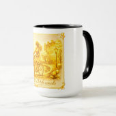 Gold Amsterdam Bögen Charm Tasse (VorderseiteRechts)
