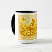 Gold Amsterdam Bögen Charm Tasse (Vorderseite Links)