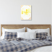 Gold Amsterdam Bögen Charme Leinwanddruck (Insitu (Schlafzimmer))