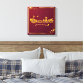 Gold Amsterdam Bögen Charme Leinwanddruck (Insitu (Schlafzimmer))