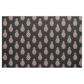 Gold Ananas, schwarz und Rose, von der Werft Stoff (Fat Quarter (45,7 x 55,9 cm))