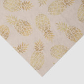 Gold Ananas, tropisch Seidenpapier (Detail)