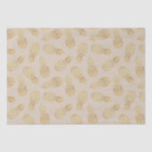 Gold Ananas, tropisch Seidenpapier (Vorderseite)