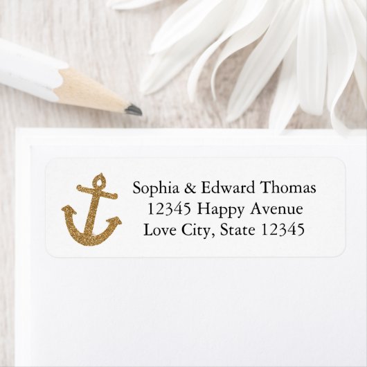 Gold Anchor Glitzer (Insitu)