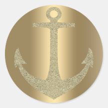 Gold Anchor Nautical Glam Birthday Party Gefallen