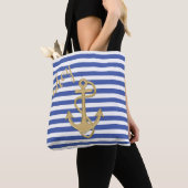 Gold Anchor Nautical Tasche (Von Nahem)