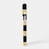 Gold and Black IPhone 16 Pro Case Hülle (Linke Seite)