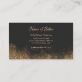 Gold and black visitenkarte (Rückseite)