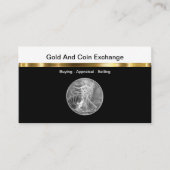 Gold And Coin Collecting Visitenkarte (Vorderseite)