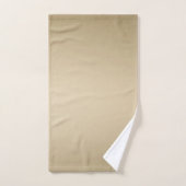 Gold and cream stripe pattern badhandtuch set (Handtuch)