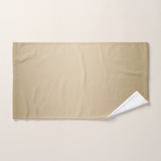 Gold and cream stripe pattern badhandtuch set (Handtuch)