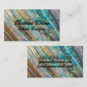 Gold and Opal Visitenkarte (Vorne/Hinten)