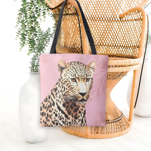 Gold and Pink Wild Leopard Tasche