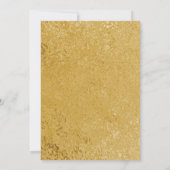 Gold and White Script Iftar Party Invitation Einladung (Rückseite)