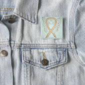 Gold Angel Awareness Ribbon Art Button (Beispiel)