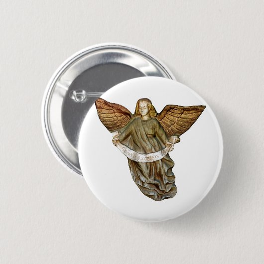 Gold Angel Button (Vorne & Hinten)
