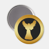 GOLD ANGEL MAGNET (Vorderseite/Rückseite)