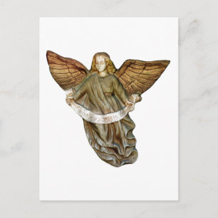 Gold Angel Postkarte