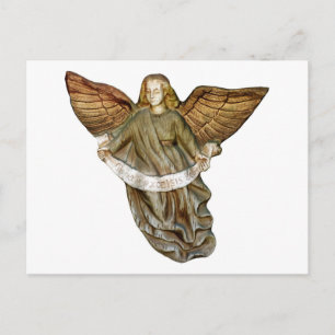 Gold Angel Postkarte