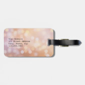 Gold Angel Sparkling Gepäckmarke Gepäckanhänger (Rückseite horizontal)