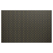 Gold Anker Schwarz bedrucktes Gewebe Stoff (Yard (91,4 cm))