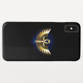 Gold Ankh mit Wings Case-Mate iPhone Hülle (Rückseite (Horizontal))