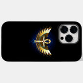 Gold Ankh mit Wings Case-Mate iPhone Hülle (Rückseite (Horizontal))