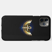 Gold Ankh mit Wings Case-Mate iPhone Hülle (Rückseite (Horizontal))