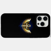 Gold Ankh mit Wings Case-Mate iPhone Hülle (Rückseite (Horizontal))