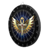Gold Ankh mit Wings Dartscheibe (Vorderseite rechts)