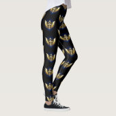 Gold Ankh mit Wings Leggings (Rechts)