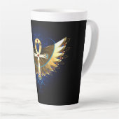 Gold Ankh mit Wings Milchtasse (Rechte Ecke)