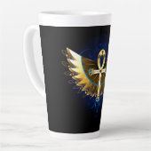 Gold Ankh mit Wings Milchtasse (Linke Ecke)