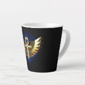 Gold Ankh mit Wings Milchtasse (Rechte Ecke)