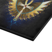 Gold Ankh mit Wings Schneidebrett (Ecke)